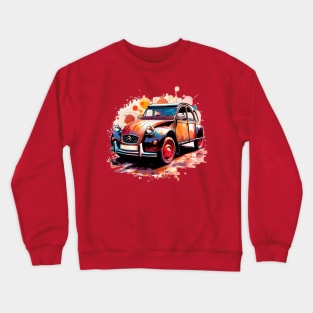 Deux chevaux car Crewneck Sweatshirt